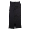 DICKIES Mens Trousers Black Regular Straight W30 L29