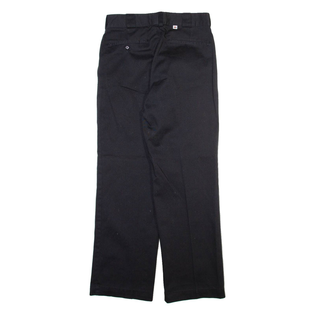 DICKIES Mens Trousers Black Regular Straight W30 L29