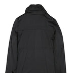 ZARA Womens Black Slim Jacket XS Polyester Blend Plain Zip Collar Stylish