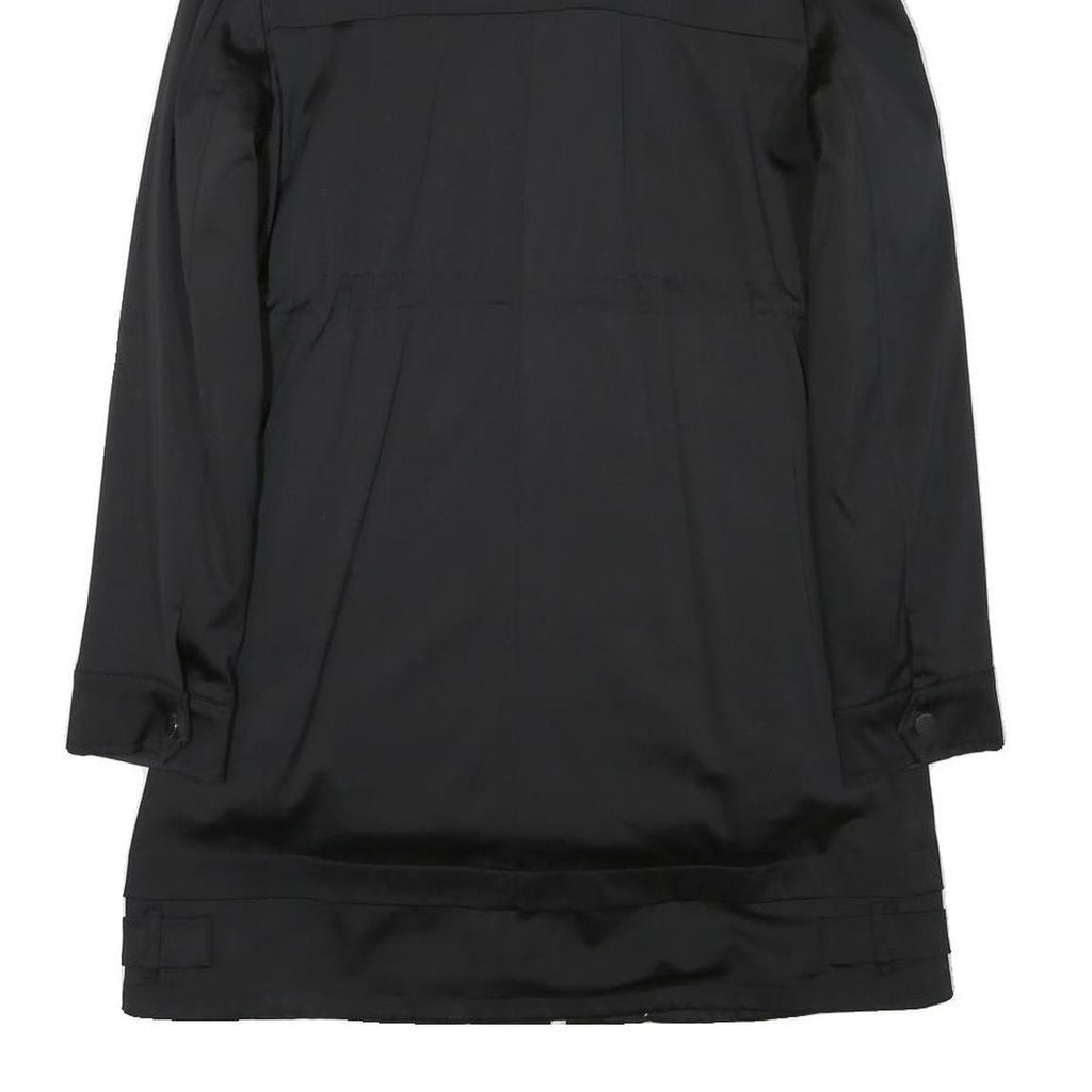 ZARA Womens Black Slim Jacket XS Polyester Blend Plain Zip Collar Stylish