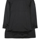 ZARA Womens Black Slim Jacket XS Polyester Blend Plain Zip Collar Stylish