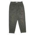 DRESSBARN Womens Cotton Classic Green Trousers W32 L28 Casual Comfortable Zip
