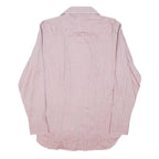 TED BAKER Mens Pink & White Cotton Blend Shirt M Casual Smart Long Sleeve
