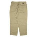 DICKIES Mens Trousers Beige Relaxed Tapered W38 L30
