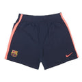 NIKE Boys Shorts Navy & Coral FC Barcelona Polyester L W26 Sports