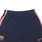 NIKE Boys Shorts Navy & Coral FC Barcelona Polyester L W26 Sports