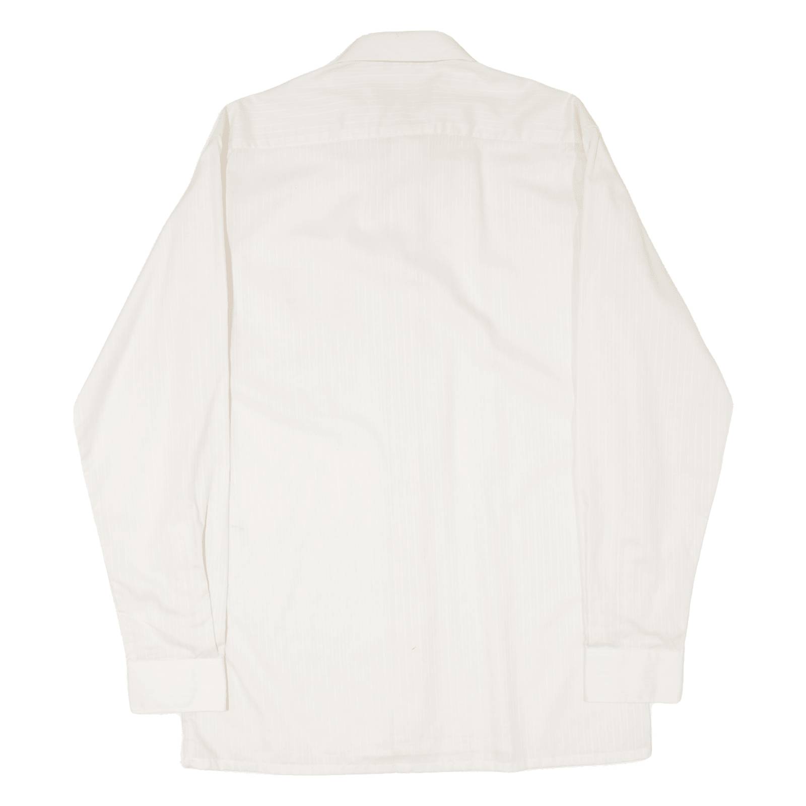 C&A Mens Shirt Cream Striped Long Sleeve S