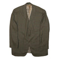LAUREN RALPH LAUREN Mens Brown & Green Checked Wool Blazer Jacket XL Woven
