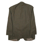 LAUREN RALPH LAUREN Mens Brown & Green Checked Wool Blazer Jacket XL Woven