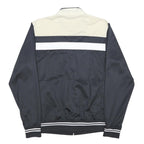 CHAMPION Mens Black & Cream Zip Jacket M Polyester Track Jacket Sportswear
