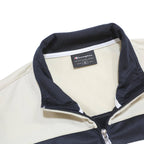 CHAMPION Mens Black & Cream Zip Jacket M Polyester Track Jacket Sportswear