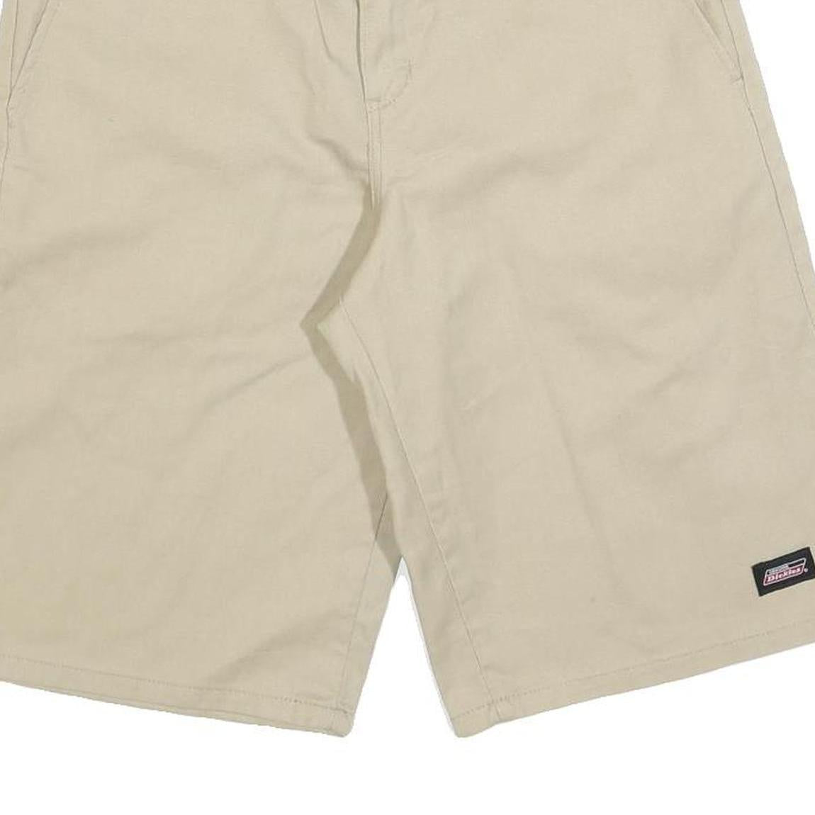 DICKIES Mens Shorts Beige Casual M W30 Workwear Cotton Blend