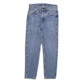 CARHARTT Womens Slim Blue Denim Jeans W28 L28 Cotton Blend Zip Casual Workwear
