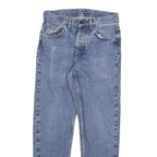 CARHARTT Womens Slim Blue Denim Jeans W28 L28 Cotton Blend Zip Casual Workwear