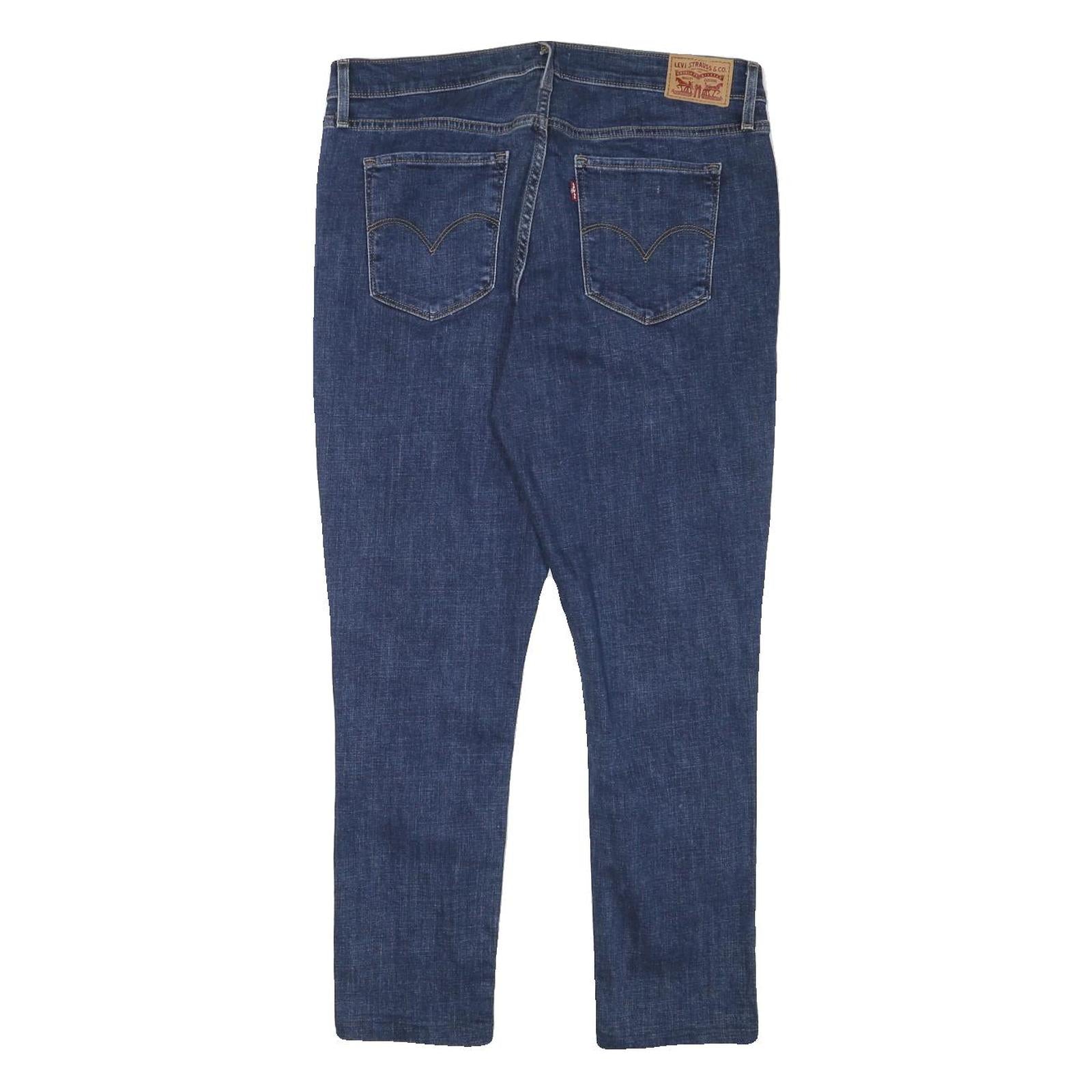 LEVI'S 311 Womens Jeans Blue Slim Skinny Denim Medium W32 L27 Stretch Zip