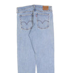 LEVI'S Womens Jeans Blue Regular Straight Denim Light W30 L27 Classic Button Fly