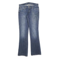 LEVI'S Womens Jeans Blue Slim Flared Denim Medium W26 L32 Classic Cotton Blend