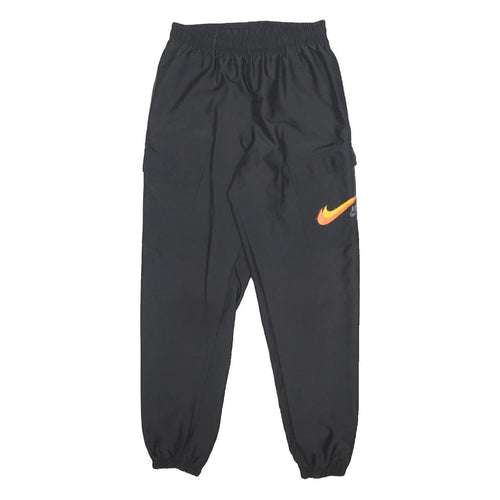 NIKE World Tour Mens Joggers Black Slim Tapered S W26 L29 Sportswear Bottoms