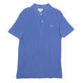 LACOSTE Mens Blue Polo Shirt M Cotton Blend Short Sleeve Classic Fit
