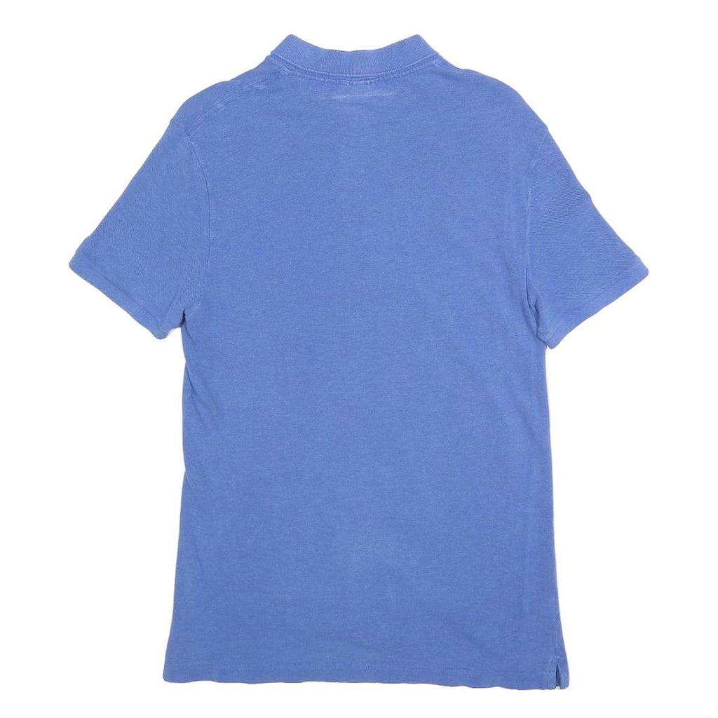 LACOSTE Mens Blue Polo Shirt M Cotton Blend Short Sleeve Classic Fit