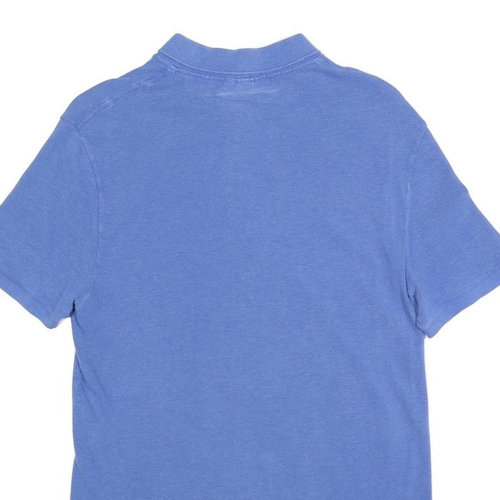 LACOSTE Mens Blue Polo Shirt M Cotton Blend Short Sleeve Classic Fit