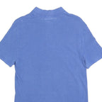 LACOSTE Mens Blue Polo Shirt M Cotton Blend Short Sleeve Classic Fit