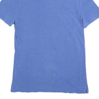 LACOSTE Mens Blue Polo Shirt M Cotton Blend Short Sleeve Classic Fit