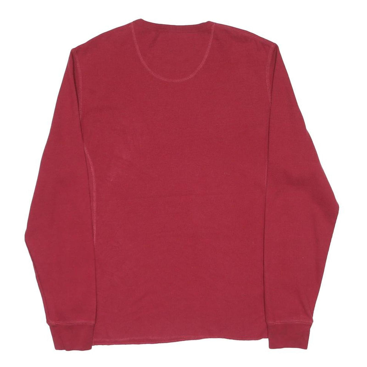 LEVI'S Mens Red Long Sleeve Crew Neck Graphic T-Shirt XL Cotton Blend