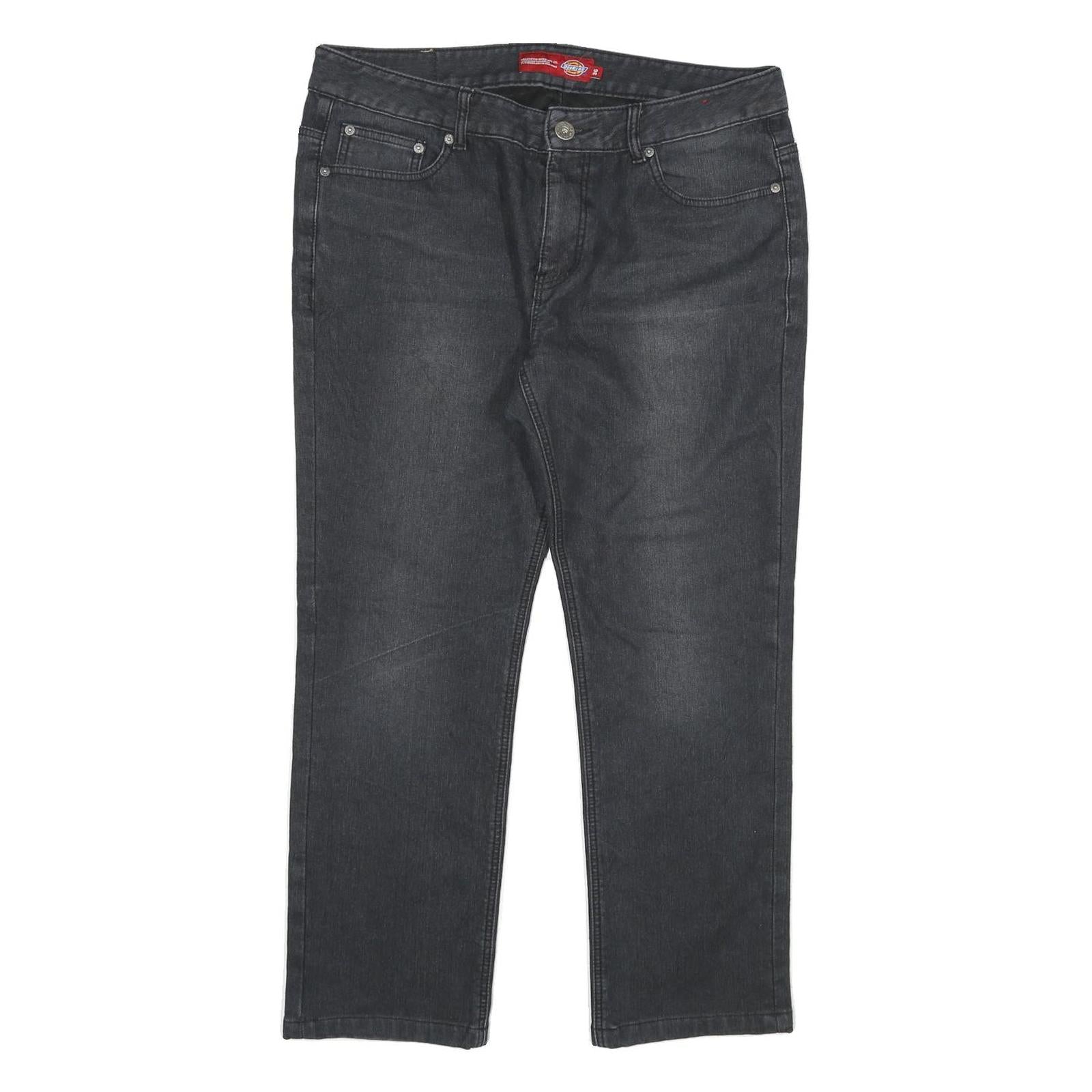 DICKIES Womens Jeans Regular Straight Denim Medium W36 L27 Casual Zip Fastening