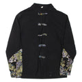 Womens Printed Top Black High Neck Long Sleeve L