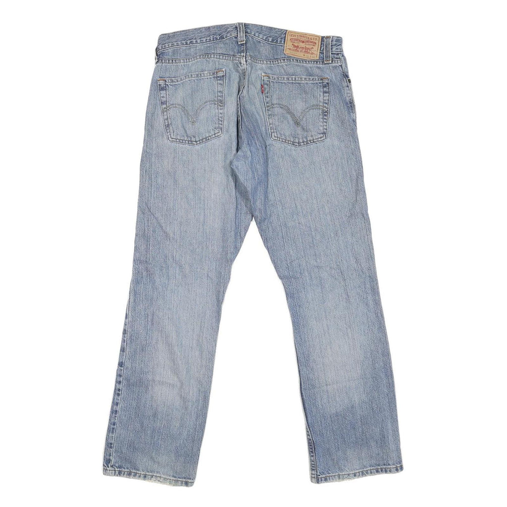 LEVI'S 514 Slim Mens Jeans Blue Slim Straight Denim Medium W33 L30 Classic