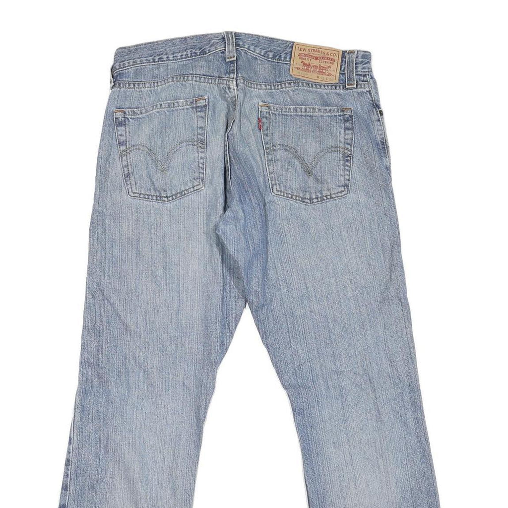 LEVI'S 514 Slim Mens Jeans Blue Slim Straight Denim Medium W33 L30 Classic