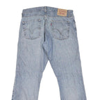 LEVI'S 514 Slim Mens Jeans Blue Slim Straight Denim Medium W33 L30 Classic