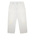 CARHARTT Mens Cotton Beige Relaxed Straight Trousers W34 L29 Workwear Utility