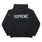 SUPREME X CHAMPION FW16 Mens Black Hoodie XL Cotton Pullover Casual Wear