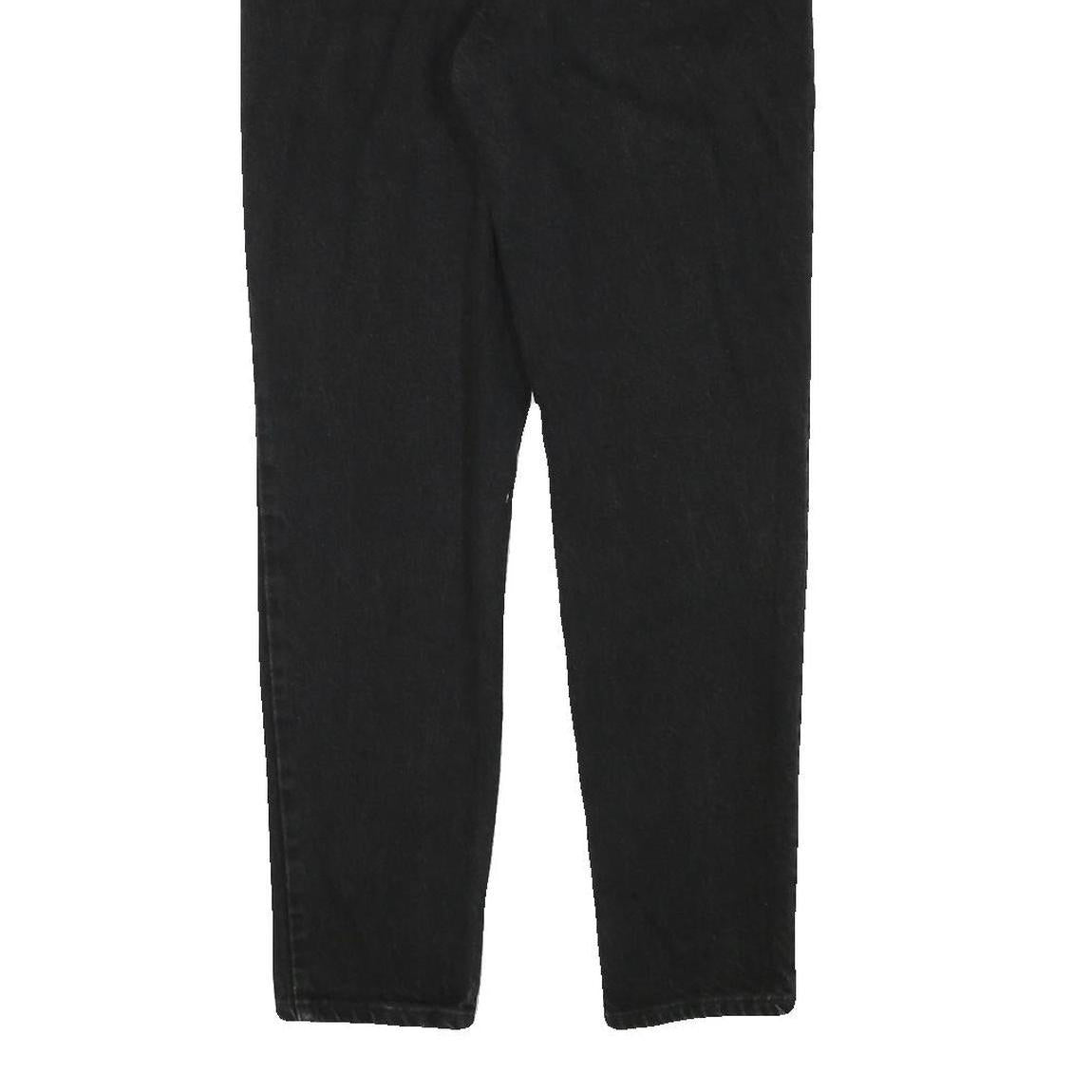 LEVI'S Womens Black Relaxed Straight Denim Medium W26 L29 Classic Zip Jeans