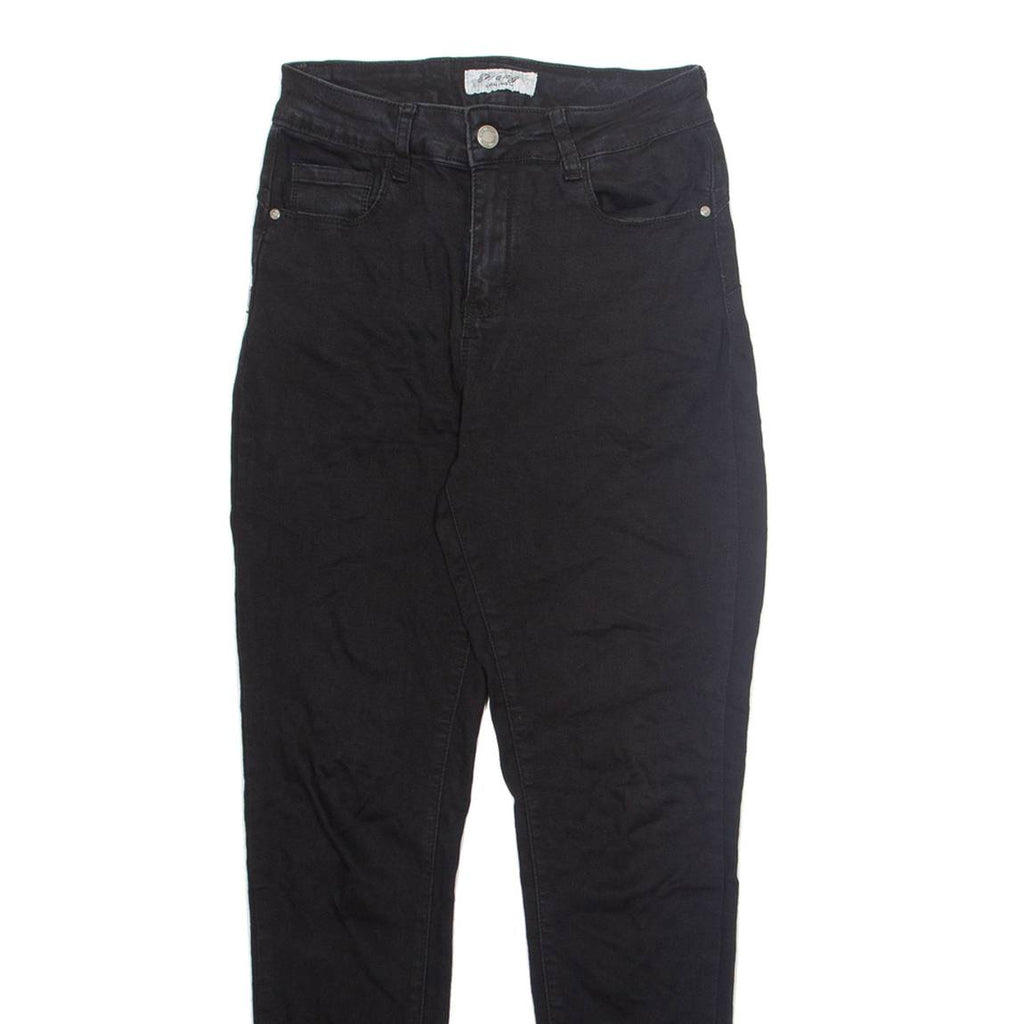 TRANG Womens Jeans Black Regular Tapered W24 L28