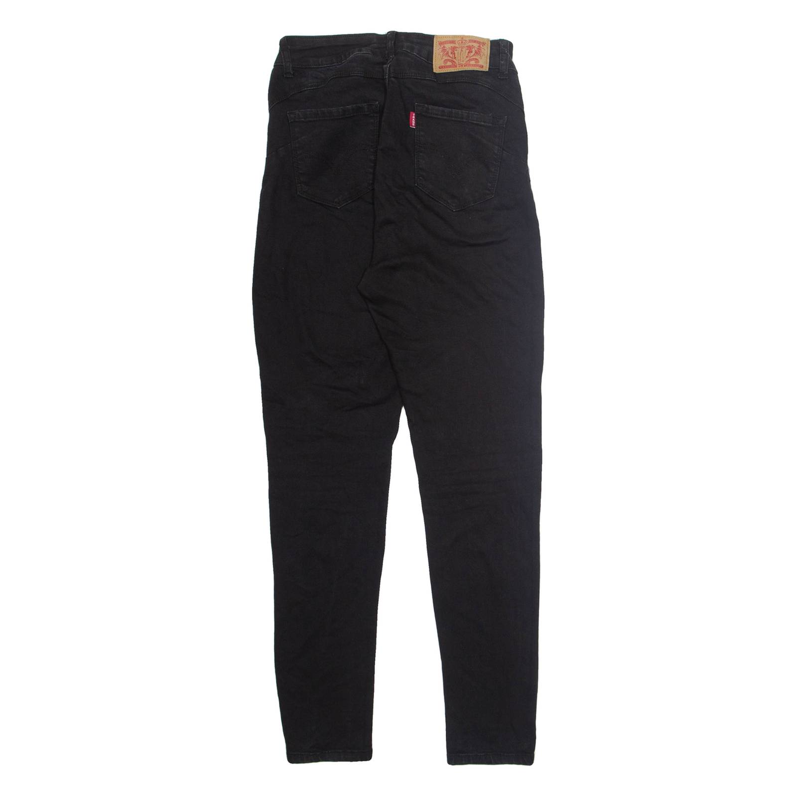 TRANG Womens Jeans Black Regular Tapered W24 L28