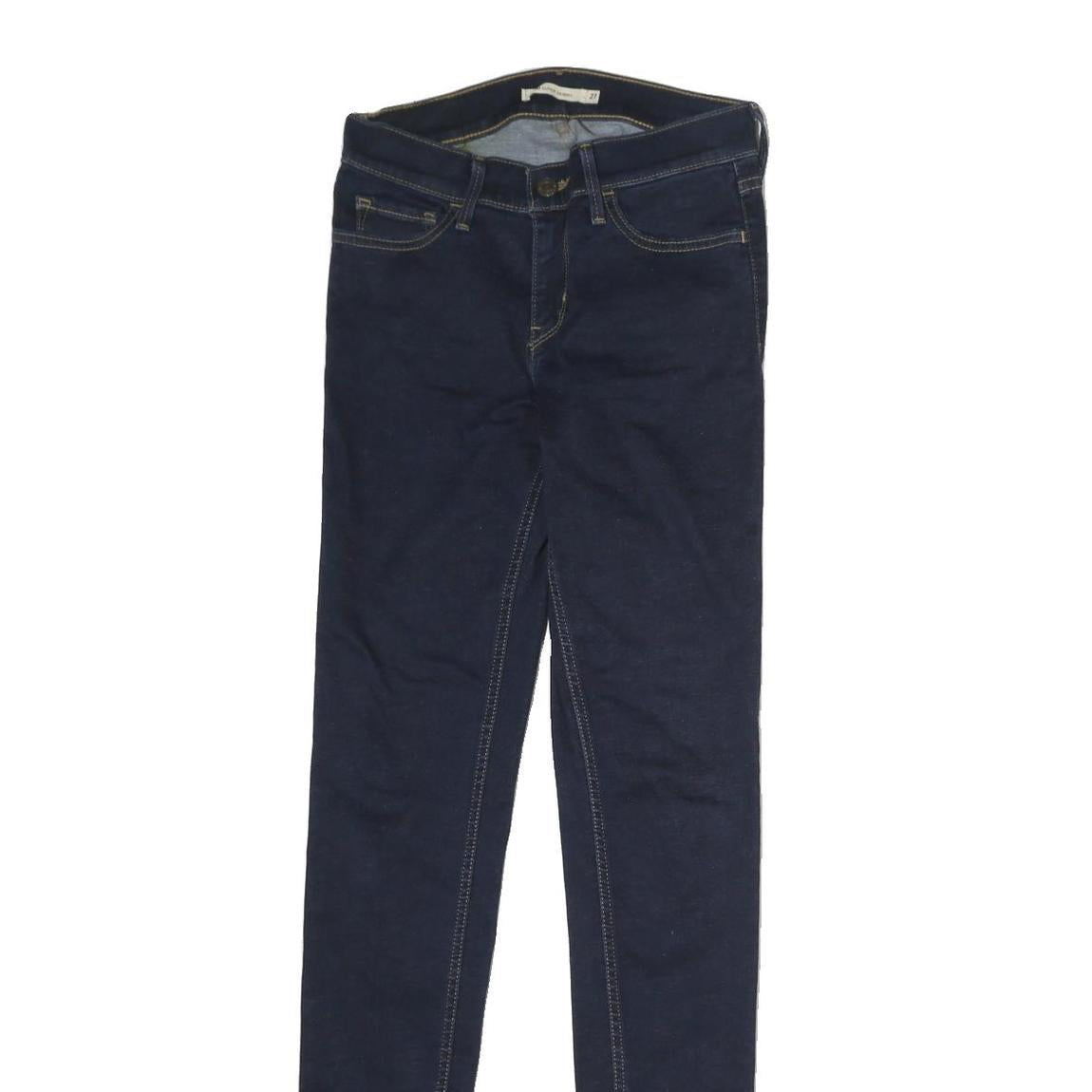 LEVI'S 710 Womens Jeans Blue Slim Skinny Denim Medium W27 L32 Classic Fit