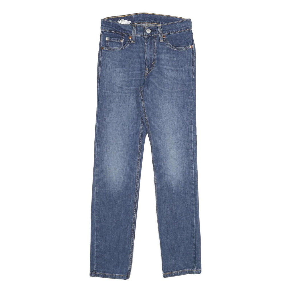LEVI'S 511 Slim Mens Jeans Blue Slim Skinny Denim Medium W26 L29 Stretch Zip