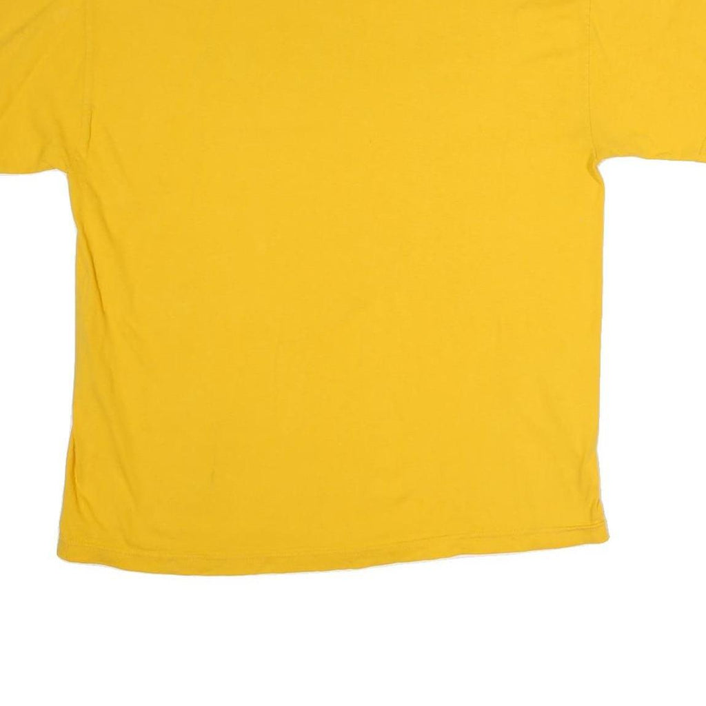 NFL Mens Yellow Chargers Graphic T-Shirt XL Short Sleeve Crew Neck Cotton