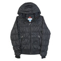 COLUMBIA Omni-Heat Womens Puffer Coat Black Hooded S