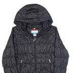 COLUMBIA Omni-Heat Womens Puffer Coat Black Hooded S