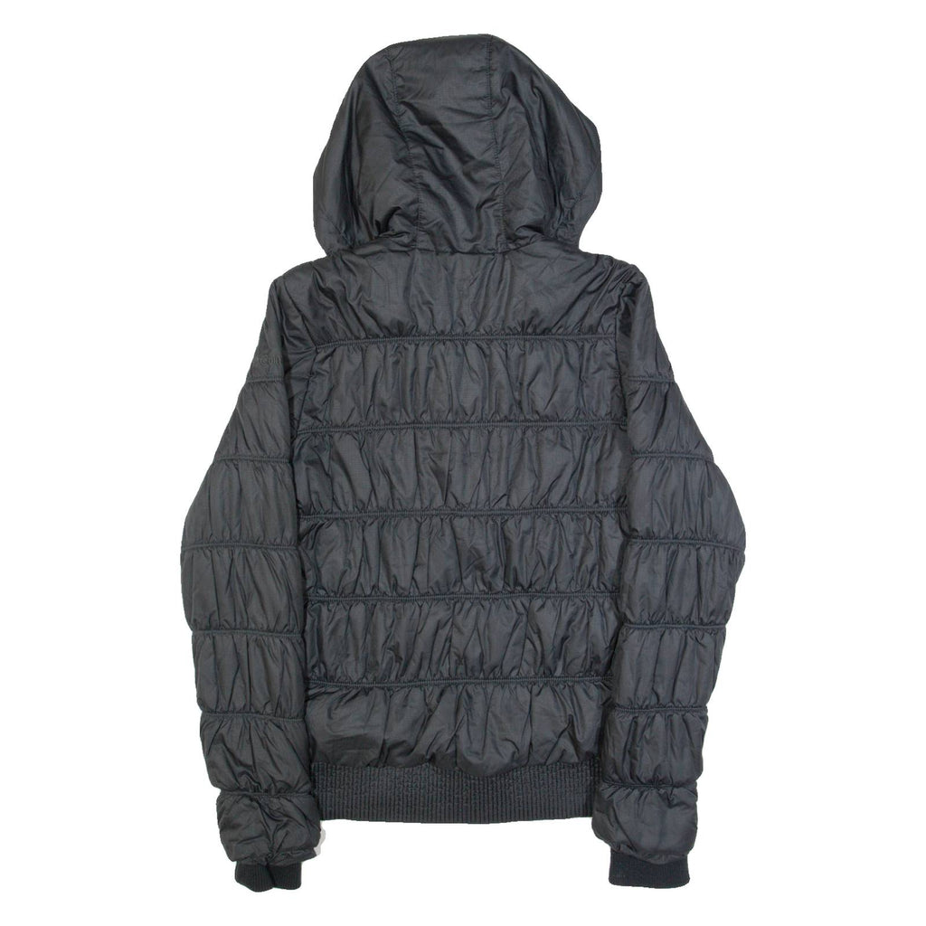 COLUMBIA Omni-Heat Womens Puffer Coat Black Hooded S