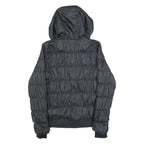 COLUMBIA Omni-Heat Womens Puffer Coat Black Hooded S