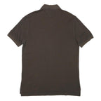 TOMMY HILFIGER Mens Brown Short Sleeve Plain XL Cotton Blend Polo Shirt
