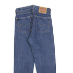 LEVI'S 505 Mens Jeans Blue Regular Straight Denim Medium W26 L25 Button Closure