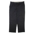 DICKIES Mens Trousers Black Regular Straight W38 L29