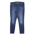 LEVI'S 711 Womens Jeans Blue Slim Skinny Denim Medium W33 L29 Zip Cotton Blend