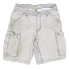 CARHARTT Mens Shorts Beige Casual Cargo M W32 Relaxed Fit Cotton Blend